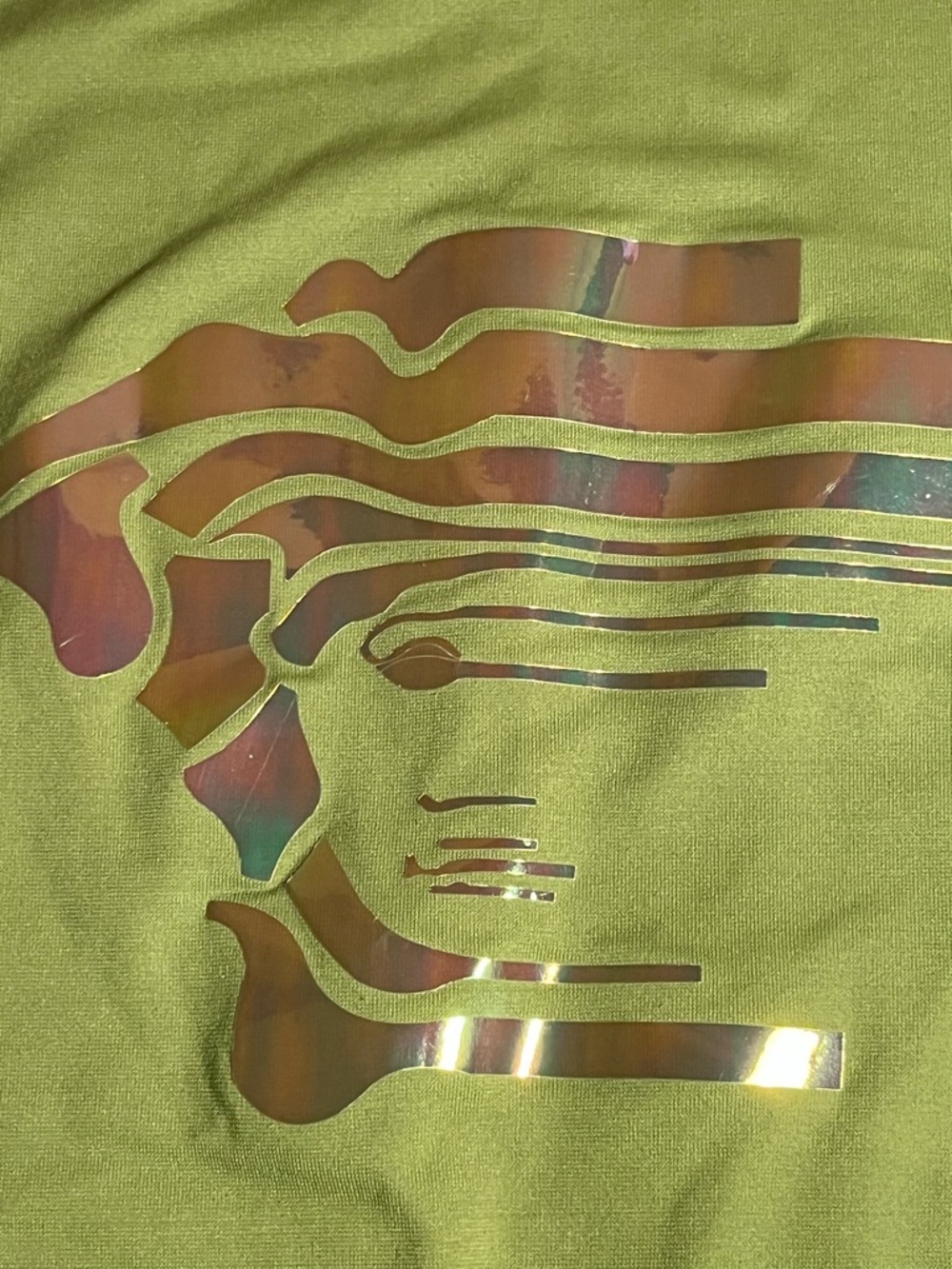 VINTAGE Y2K VERSACE Green top NWT size small - Picture 5 of 9